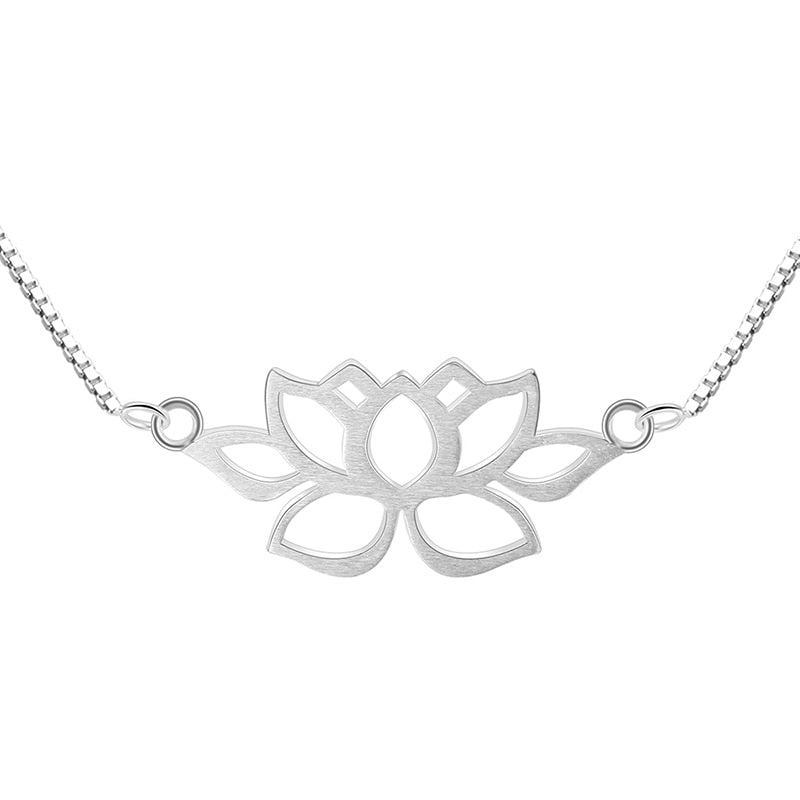 Lotus Necklace in S925
