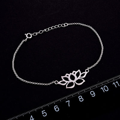 Lotus Flower Bracelet in S925