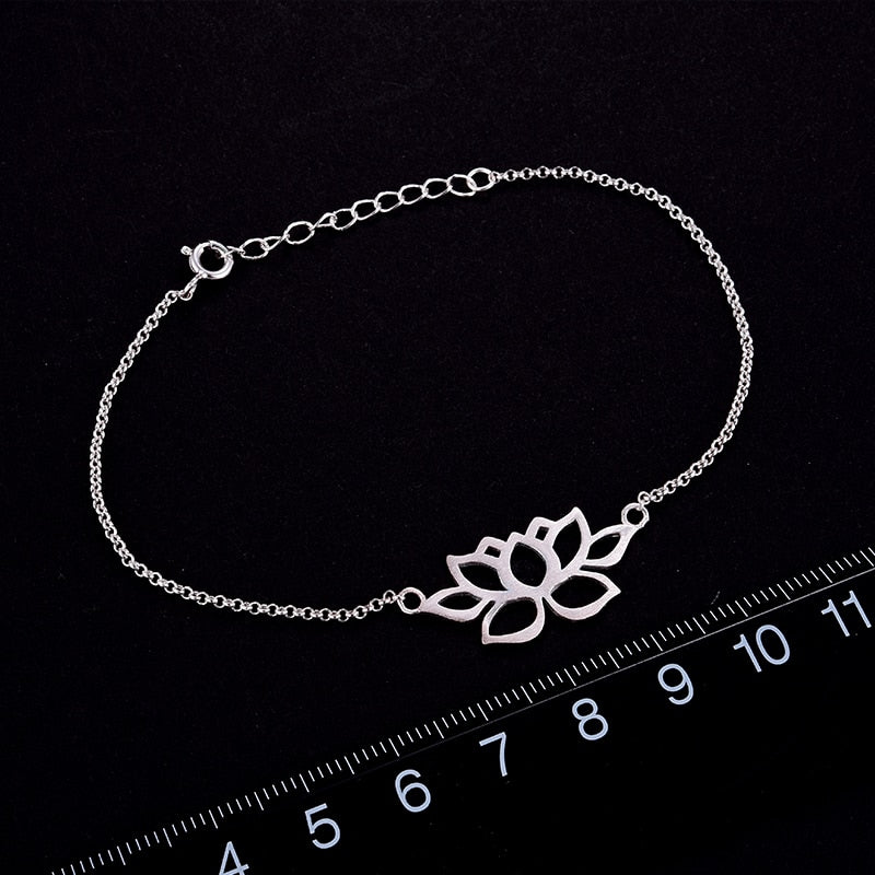 Lotus Flower Bracelet in S925